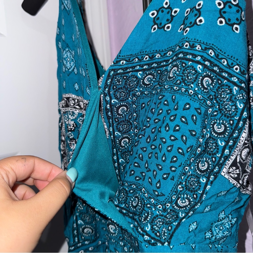 Blue Jumpsuit - Size LARGE - Picture 3 of 5